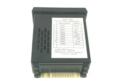 NEW SIMPSON 2866 24607 DIGITAL PANEL METER