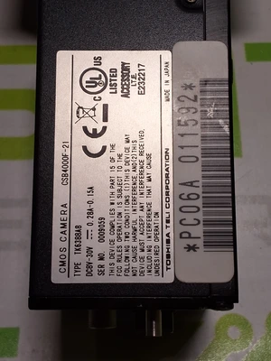 TOSHIBA TELI TK6388A8 CMOS CAMERA CSB4000F-21 WITH LENS