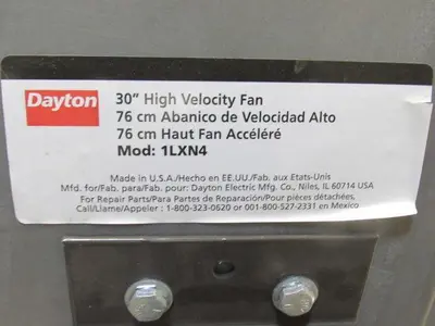 Dayton 1LXN4 30" Industrial Air Circulator Fan 10,600 cfm 115V