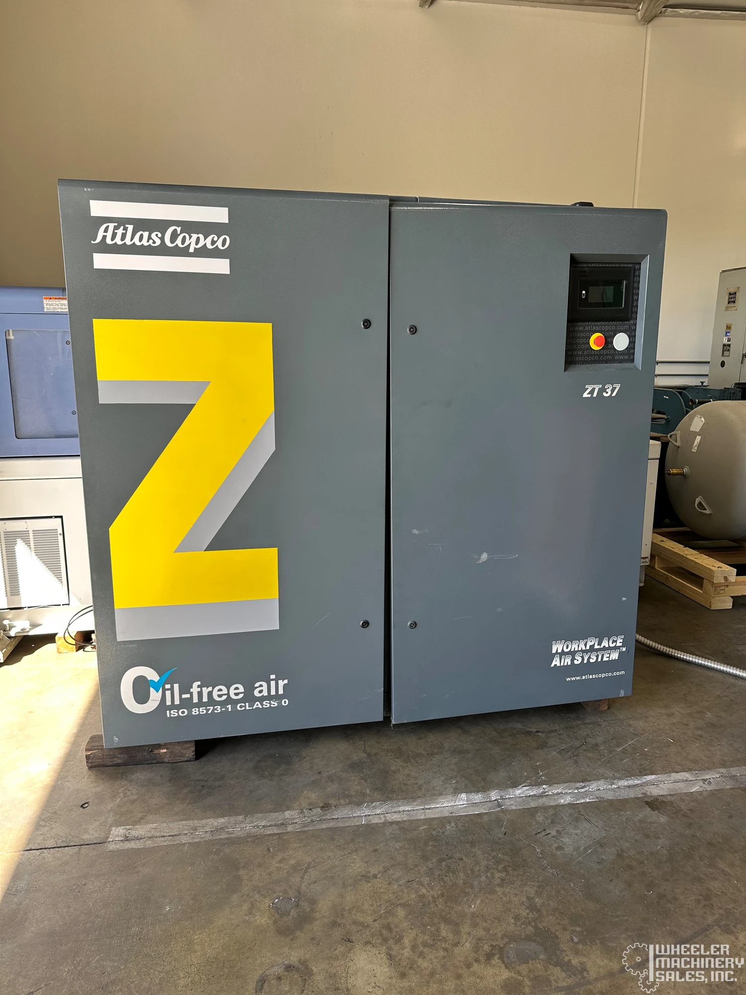 Used 2020 ATLAS COPCO ZT37 AIR COMPRESSORS 6636 | Wheeler