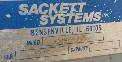 USED 1997 SACKETT SYSTEMS WRS / AWC-A