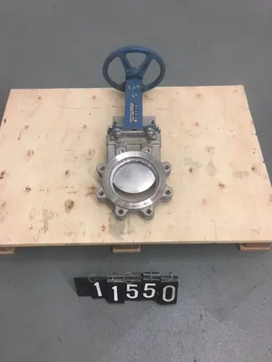 Dezurik 6"-150 Knife Gate Valve Hand Wheel Operated