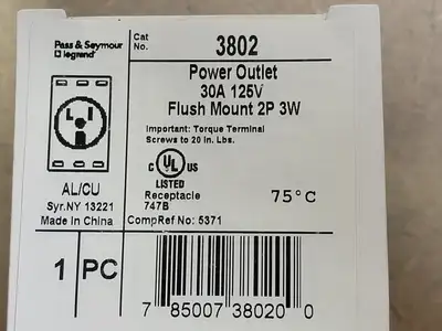 USED PASS & SEYMOUR 3802