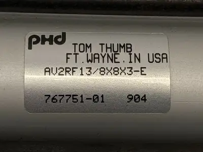 AV2RF13/8X8X3-E | PHD  Tom Thumb AV2 Series Pneumatic Cylinder - New Other