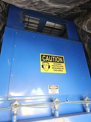 1997 24,000 CFM Filter 1 Dustron DB-12 Dust Booth | Dual 15HP (30HP) | 24’ Work Zone