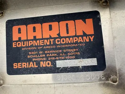 Mixer, Paddle, 65 CF, Stainless Steel, Aaron, Single Shaft, #5991513