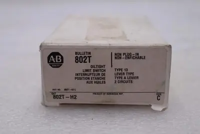 ALLEN-BRADLEY 802T-H2 SWITCH LIMIT OIL TIGHT SERIES C #K-2274