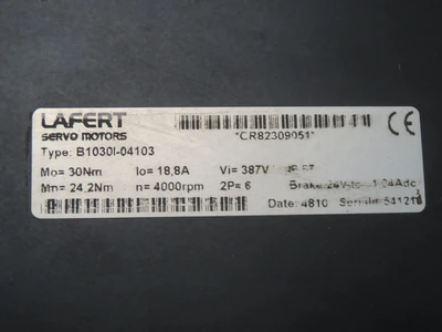 Used LAFERT _UNKNOWN_ Servo Motors Texas US | OCO Industrial #1704188