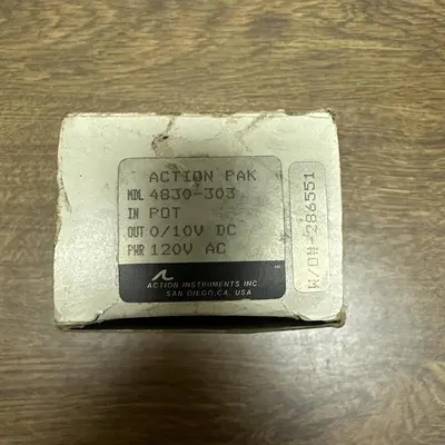 New | in-Stock ACTION 4830-303 Miscellaneous Equipment (Electrical & Power) Ohio US | Surplus Asset Holdings #1209669