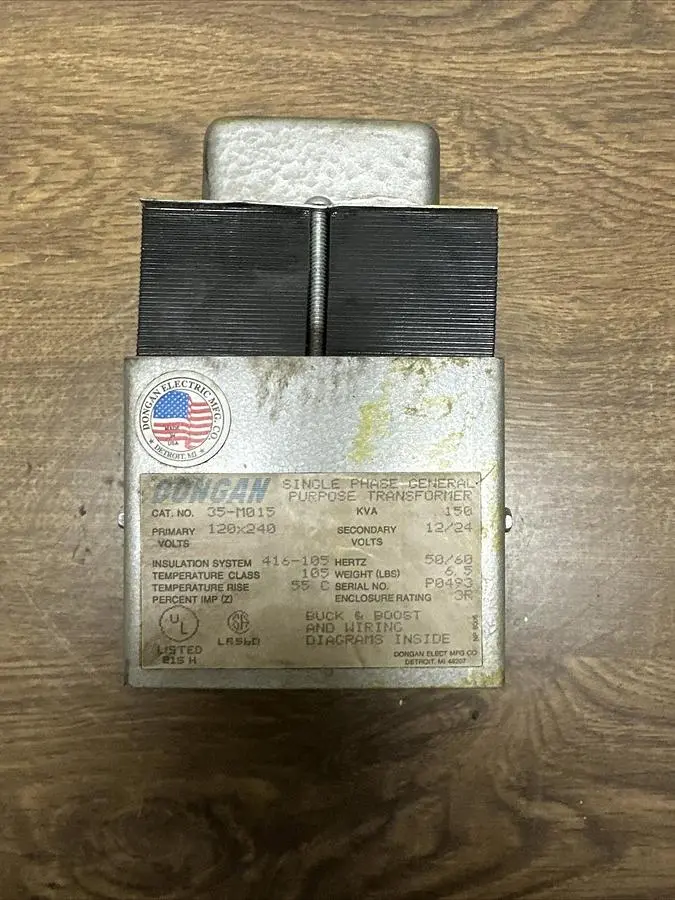 USED DONGAN TRANSFORMER 35-M015