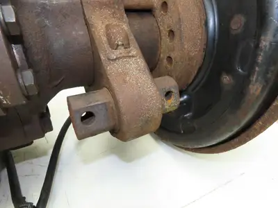 Hyster E60Z-33 Forklift Front Dual Wheel Drive Axle Assembly 6-Lug & Park Brake
