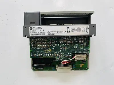 ALLEN BRADLEY 1746-BAS SLC 500 BASIC FRN 5 SER C I/O MODULE #K-837