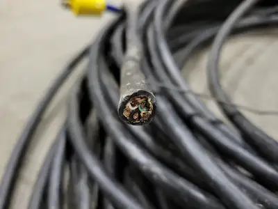 SOOW Power Cord 14 AWG 3 Conductor 600V w/ Plug 15A 125V
