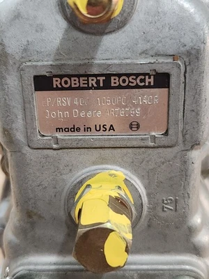 *NEW* Robert Bosch EP/RSV400 John Deere AR76759 Fuel Injection Pump + Warranty!