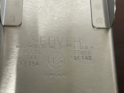 New | in-Stock Server New Server 83184 Stainless Hinged Slim Soda Ice Cream Toppings Fountain Jar Lid Food, Restaurant, & Bakery Parts & Accessories Illinois US | Falcon Restaurant Supply #1375713