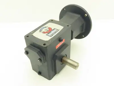 Leeson IronMan BM821-50-L-56 Worm Gearbox 50:1 Reducer 1/4Hp 35rpm 56C LH