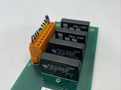 Used F&K Delvotec 1160 Power Heater Board w/ 4x Solid State Relays Printed Circuit Boards (PCB) Michigan US | Maverick Industrial Sales #1391674