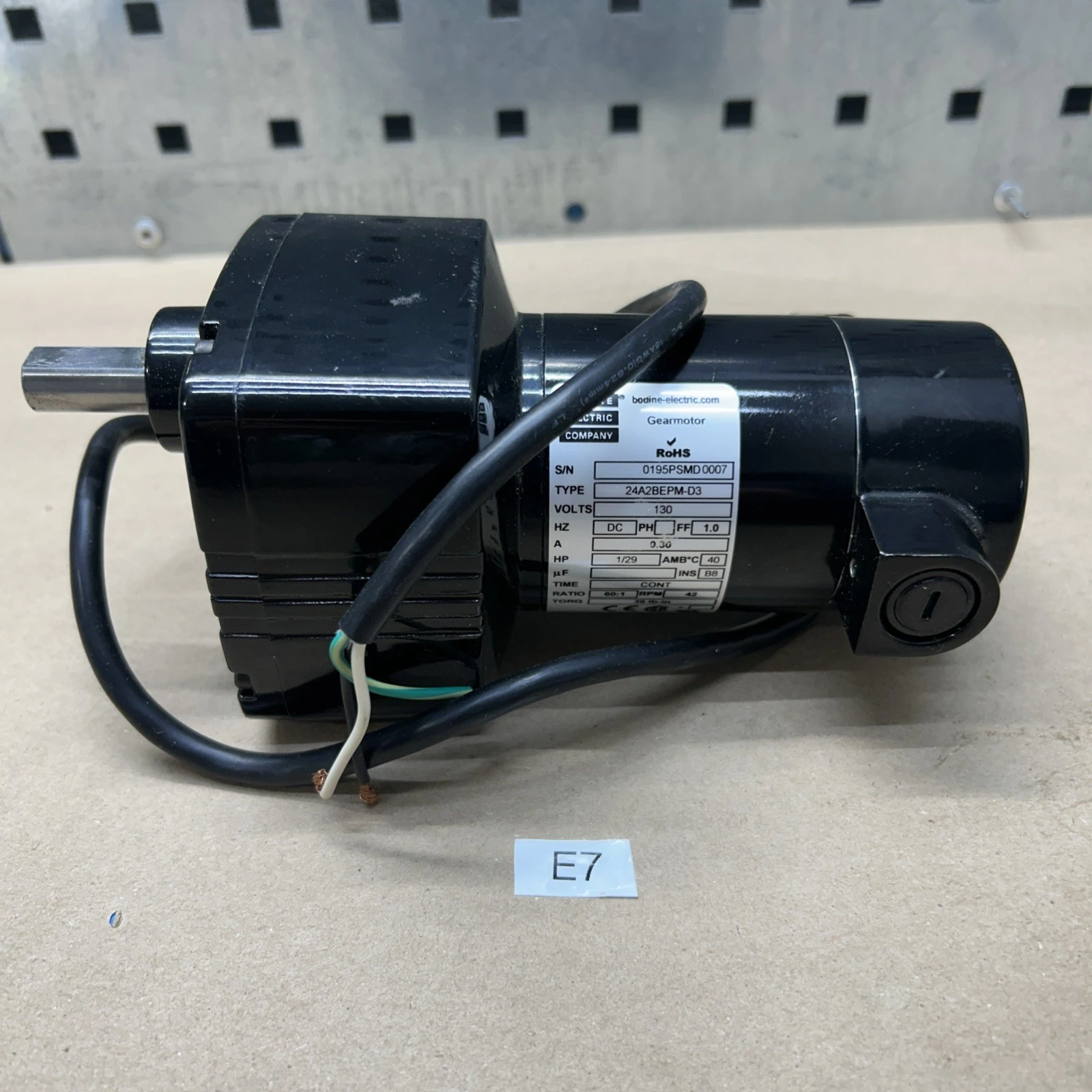 NEW BODINE ELECTRIC 34B3BEBL-W2
