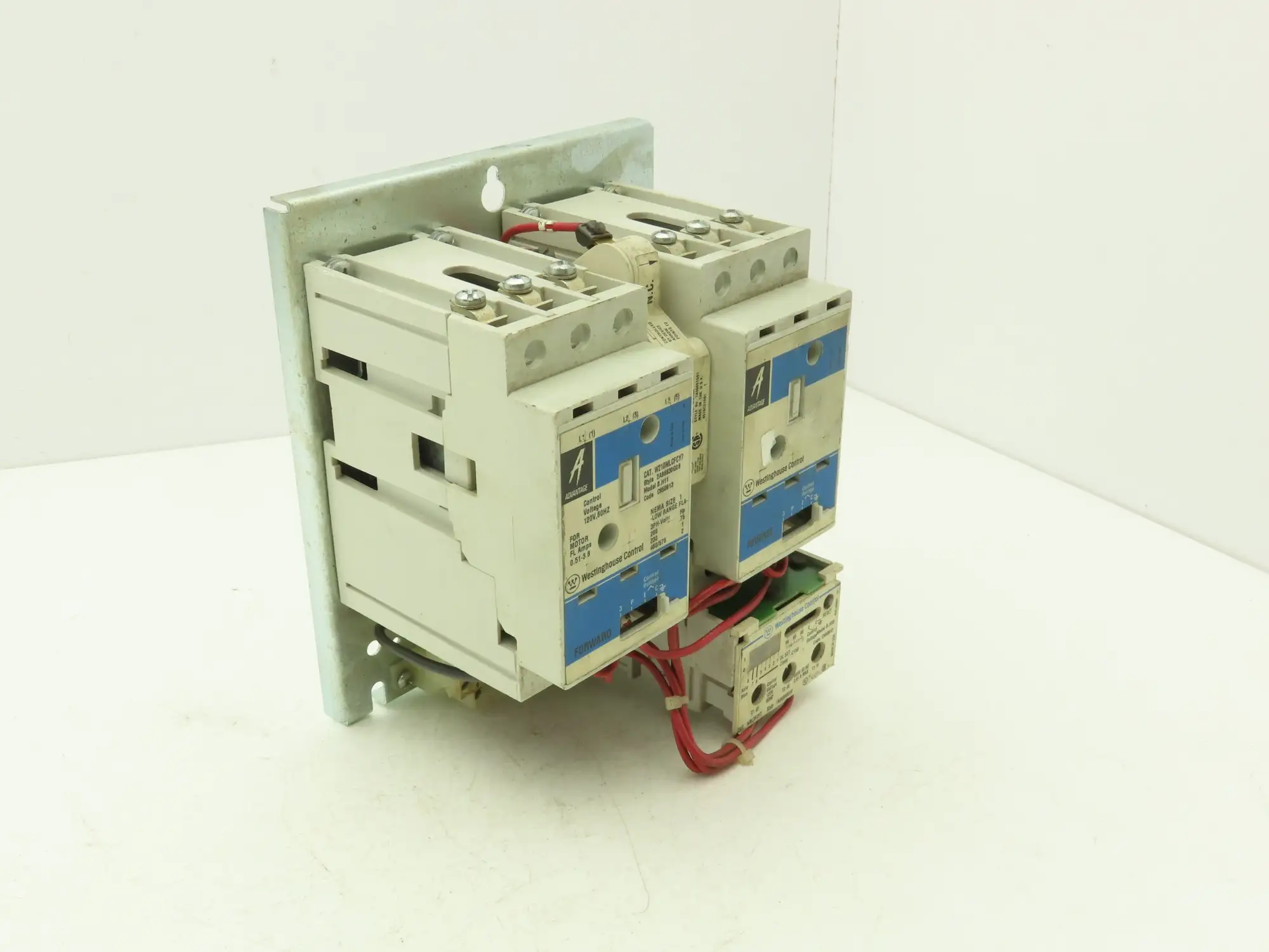 Westinghouse Control W210MLCFCY7 Advantage Reversing Contactor Assy 3Ph 2Hp