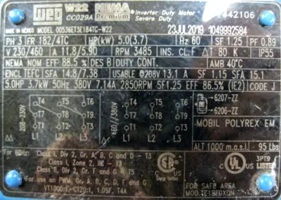 USED Ampco SBIR10L-180TC