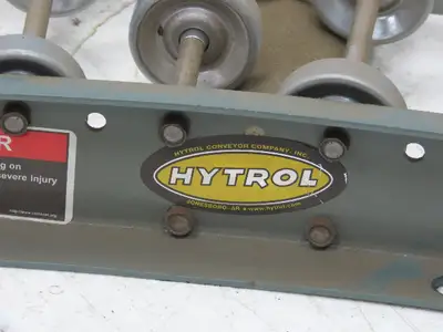 Hytrol 24"x 90 Deg Skatewheel Conveyor Section 22"BF Steel Gravity Roller