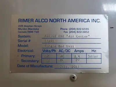 NEW 2011 RIMER ALCO NORTH AMERICA REFUGE ONE