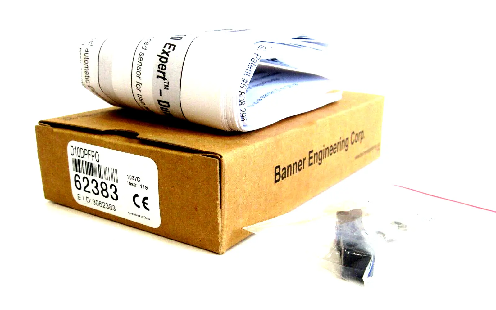 NEW BANNER D10DPFPQ PHOTOELECTRIC SENSOR 62383