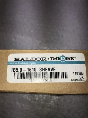 NEW BALDOR DODGE 1B5.0-1610 SHEAVE