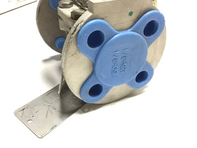 Xomox Tufline 94H719C Sleeved Plug Valve 3/4″ Class #150 CF8M 180PSI Max Press