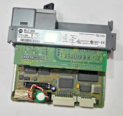 ALLEN BRADLEY SLC 500 1747-L532 SER D 1747L532 PROCESSOR MODULE 5/03 CONTROLLER