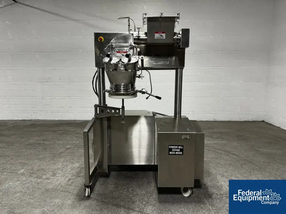 USED Fitzpatrick D6A Fitzpatrick Fitzmill, S/S, Screw Feed