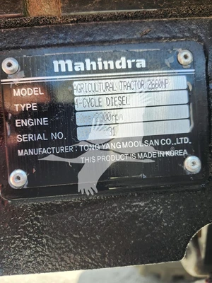 USED 2019 MAHINDRA 2660 PST