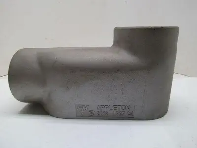 Appleton LB97 3 1/2" Grayloy-Iron Conduit Body LB Threaded Rigid