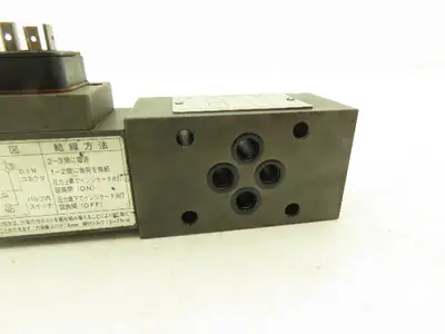 Nachi Hydraulic Pressure Switching Modular Valve 120V Coil