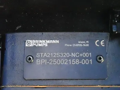 Used BRINKMANN STA212S320NC+001 Pumps Ohio US | HGR 24 #1048312