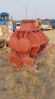 USED ROOTS CONNERSVILLE TYPE RCV 16X28 ROTARY POSITIVE VACUUM PUMP / BLOWER