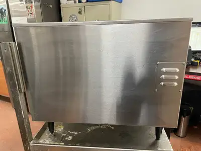 Used Nu-Vu Used NU-VU XO-1 Half-Size Stainless Countertop Convection Steam Oven 120v Steam Cooking Equipment Illinois US | Falcon Restaurant Supply #1375788
