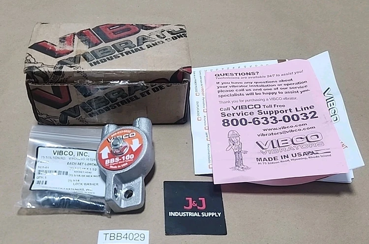 New | in-Stock Vibco BBS-100 Vibratory Feeders Indiana US | J&J Industrial Supply #548488