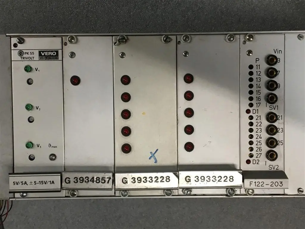 USED LVD VERO ELECTRONIC MK.TFM.MOD G3939083 RACK