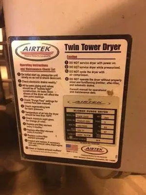USED AIRTEK / PARKER TWB 2000