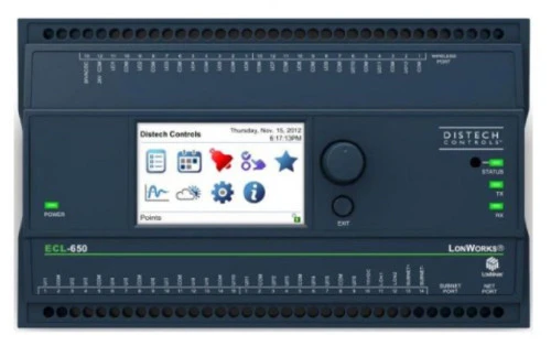 Distech CDIL-650X-00 ECL-650 LonWorks Programmable Controller w/LCD, 16UI 12UO [New]