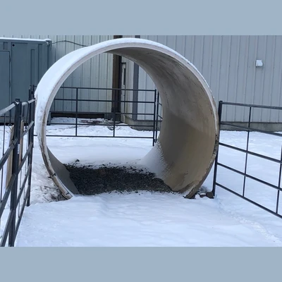 8 ft. Diameter Fiber-Composite Livestock Shelter