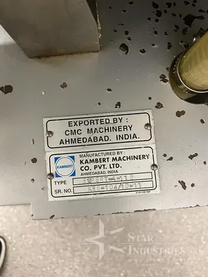 Used KAMBERT MACHINERY EXPERT-1-11 B Tablet Presses California US | Star Industries #1318478
