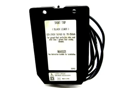 NEW SQUARE D MA11021 SHUNT TRIP CIRCUIT BREAKER 120/240V 50/60HZ 70-150MA