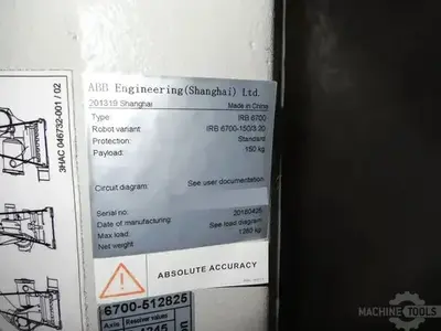 USED 2018 ABB IRB 6700-150/3.2
