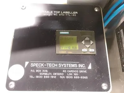USED SPECK-TECH SYSTEMS INC. STS-TTL-40