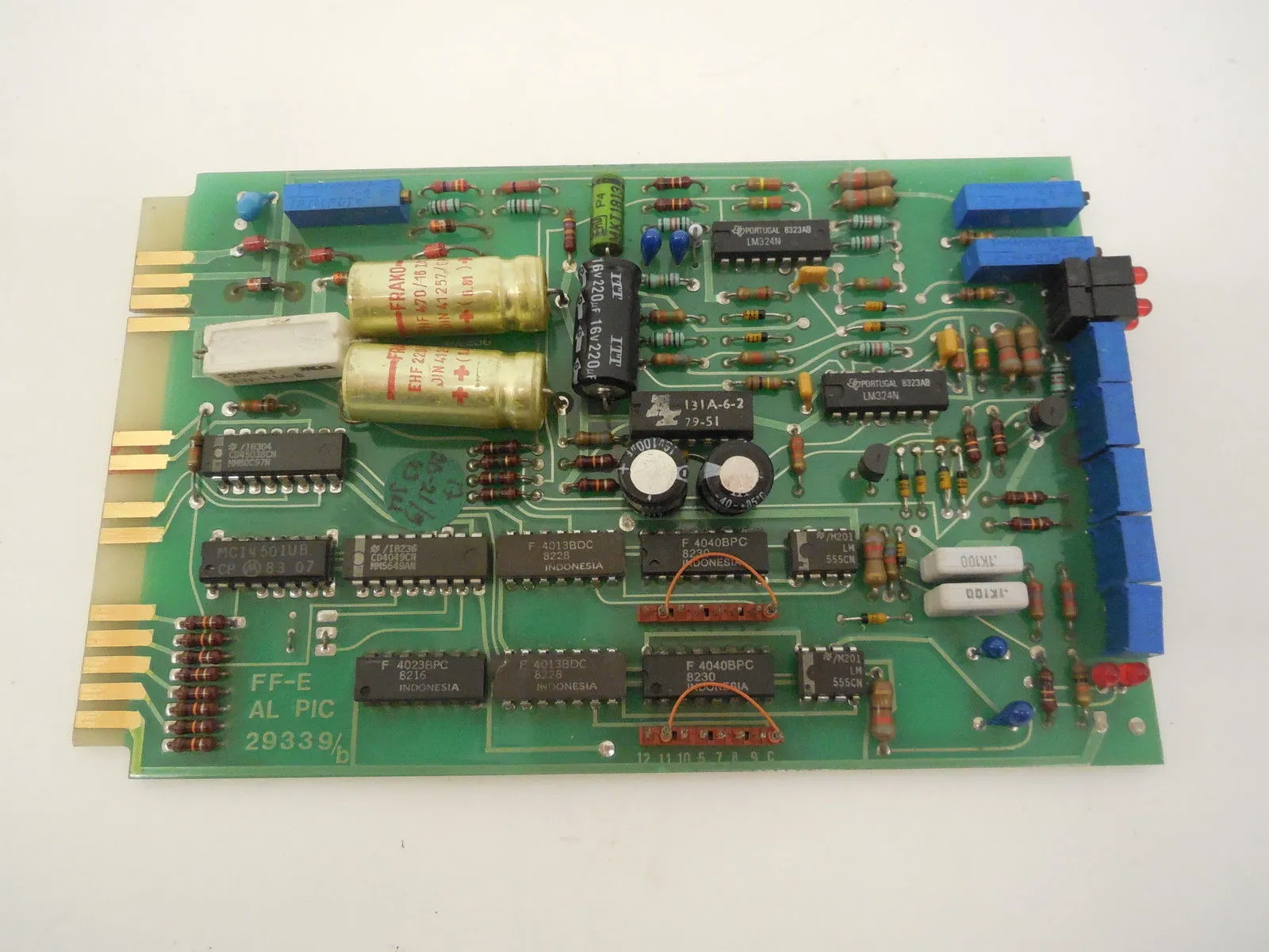 USED AUTOLOG 29339 PC BOARD FF-E AL PIC
