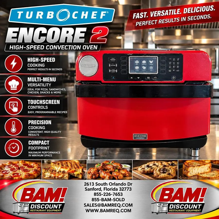 Used TURBOCHEF ENCORE2 Electric Cooking Equipment Florida US | BAM Discount Restaurant Equipment #1545827
