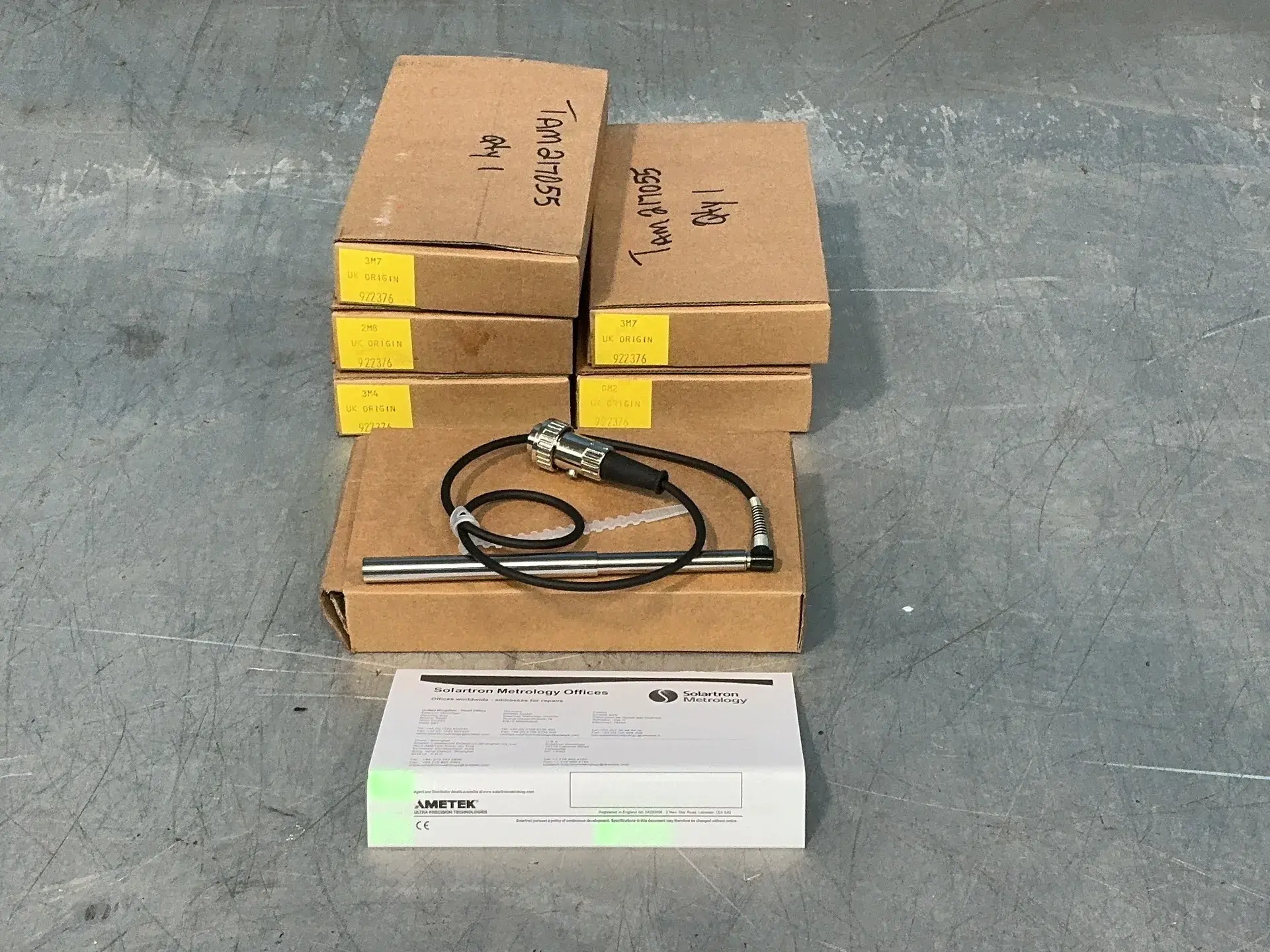 New | in-Stock AMETEK SOLARTRON M922376AM3301 Probes Ohio US | HGR 24 #1280269