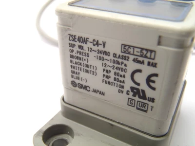 ZSE40AF-C4-V | SMC  High Precision Digital Vacuum Switch - Used